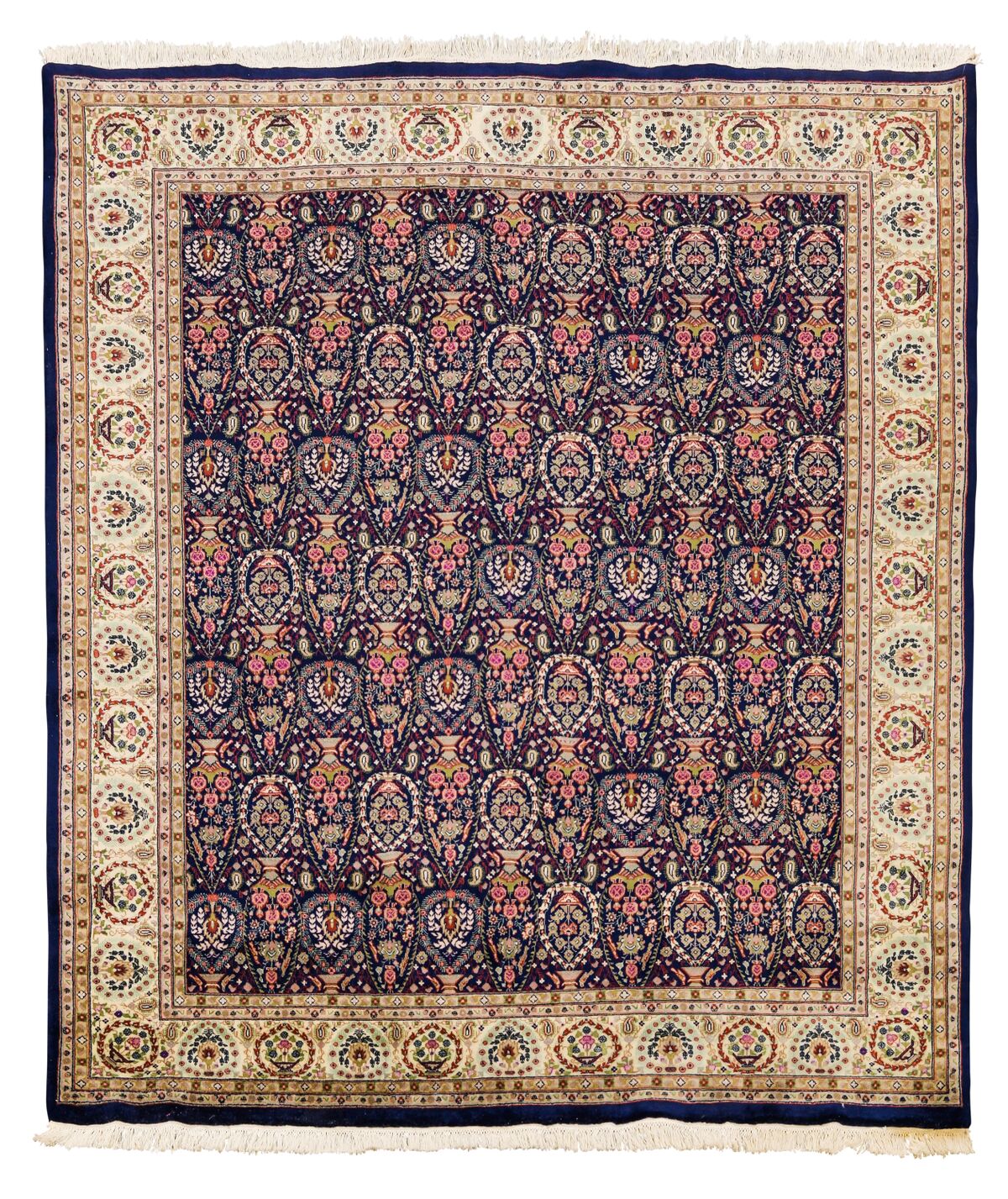 Sarook Kashan Silk Rug - Carpet Vidalondon