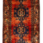 Taj Rugs One Of A Kind Hand Knotted Antique Vintage Iranian Persian Tribal Natural Wool Pile Cotton Base Runner 4x10