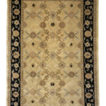Taj Rugs One Of A Kind Hand Knotted Hand Woven Transitional Design Tibetan Weave Living Dining Bed Room Natural Wool Pile Area Rug 6x9