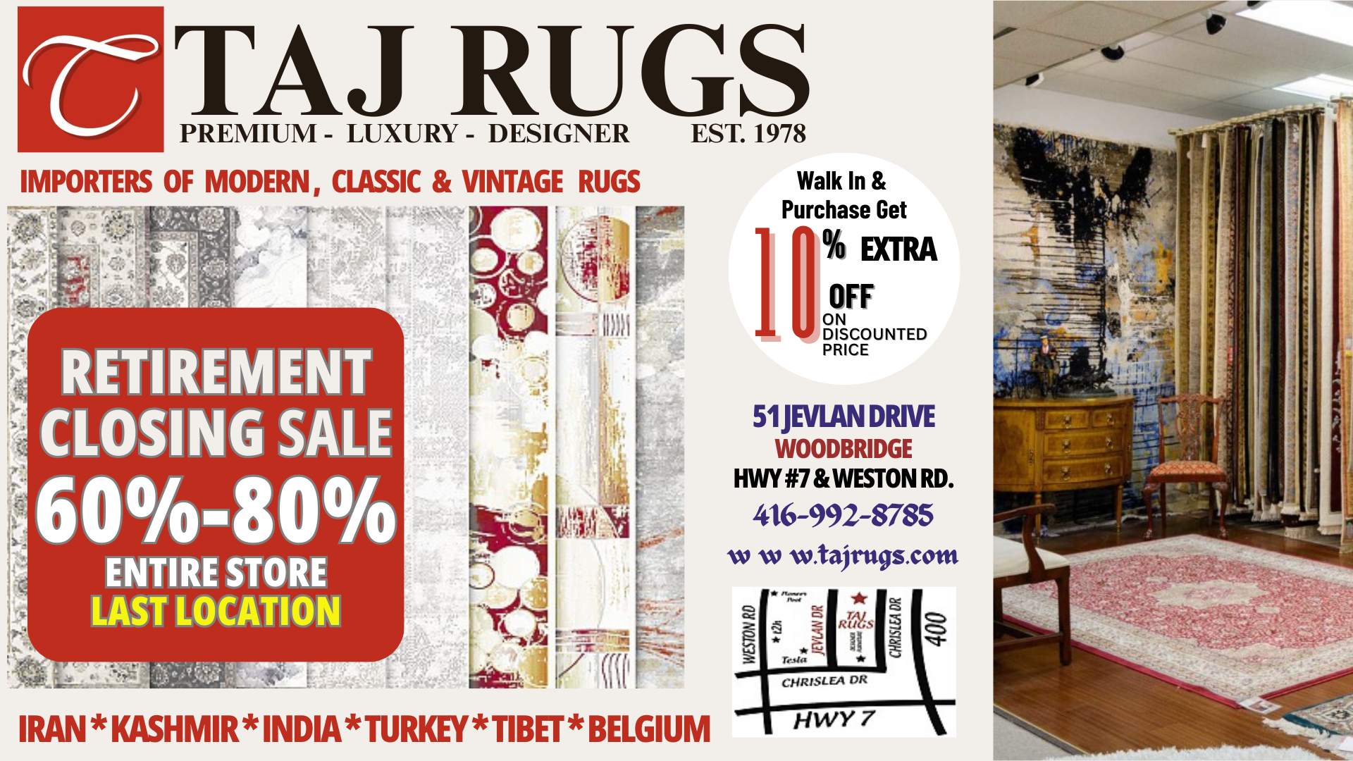 Retirement sale