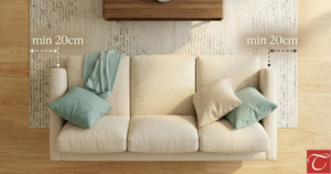 The Rule: Extend your bedroom rug at least 50cm past the sides and foot of the bed.
